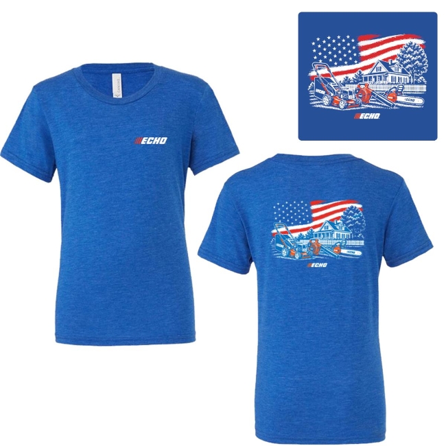 Patriotic Mower T-Shirt image