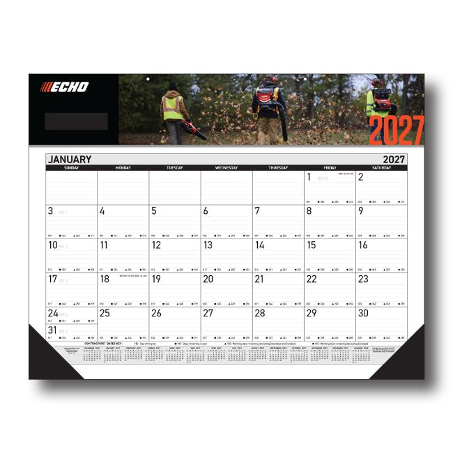 Main image of 2027 Blank Desk Planner